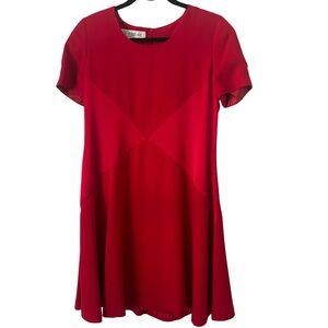 Vintage Evan Picone Red 90s Cocktail Dress